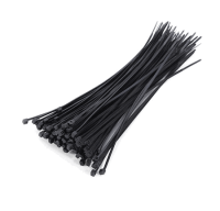 Стяжки нейлоновые 7.6x350мм хомуты 50шт.черные
