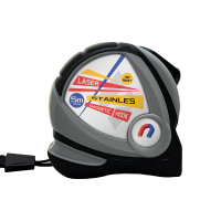 Рулетка с полотном из нержавеющей стали 5м/19мм